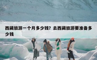 西藏旅游一个月多少钱？去西藏旅游要准备多少钱