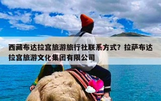 西藏布达拉宫旅游旅行社联系方式？拉萨布达拉宫旅游文化集团有限公司