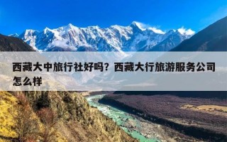 西藏大中旅行社好吗？西藏大行旅游服务公司怎么样