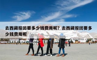 去西藏报团要多少钱费用呢？去西藏报团要多少钱费用呢